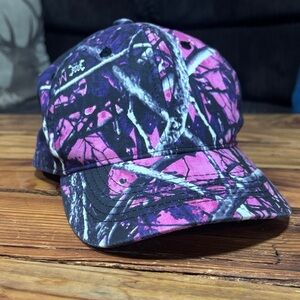 Women’s Moonshine Muddy Girl Camouflage Cap - Pink and Black